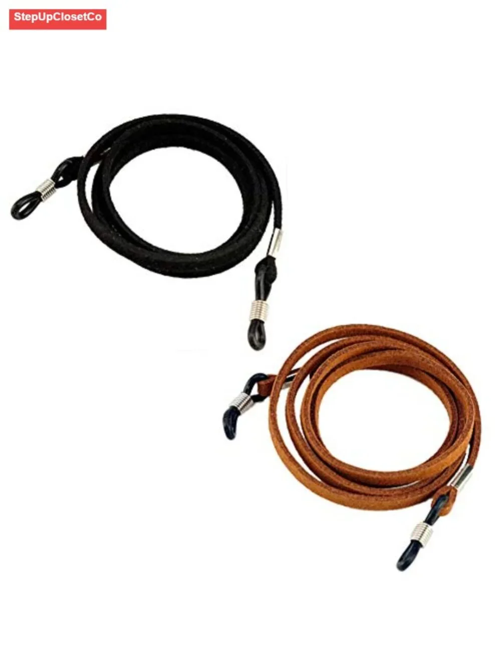 Eyeglasses Holder Strap Cord Leather Glasses Necklace Lanyard for Reading